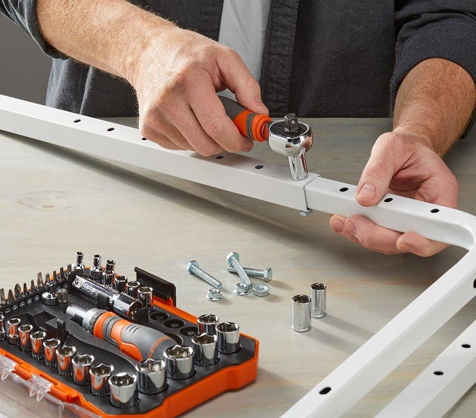 Shop tools, hardware and household repair supplies for students.